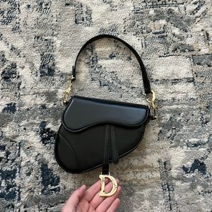 Black saddle bag “GD”